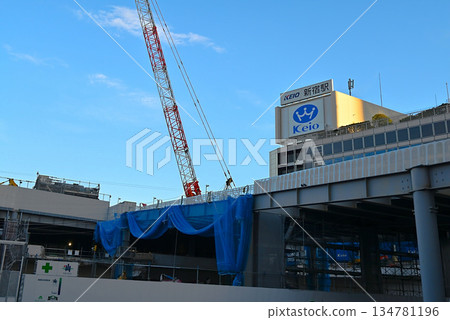 Shinjuku Station West Exit Development Work Shinjuku Station West Exit Development Work 134781196