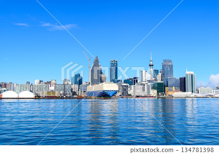 紐西蘭最大城市奧克蘭的美麗城市景觀 紐西蘭最大城市奧克蘭的美麗城市景觀 134781398