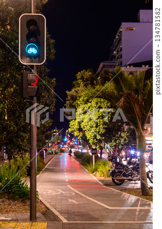 紐西蘭最大城市奧克蘭的美麗夜景 134781582