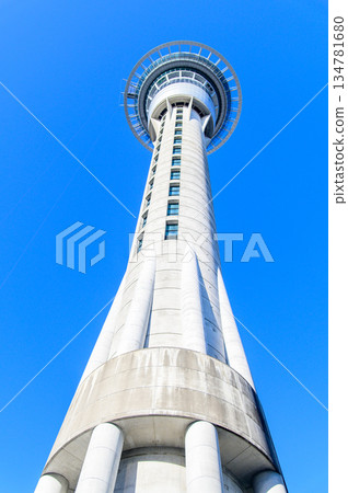 紐西蘭奧克蘭天空塔的美景 紐西蘭奧克蘭天空塔的美景 134781680