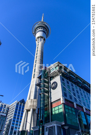 紐西蘭奧克蘭天空塔的美景 134781681
