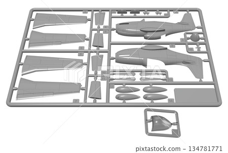 塑料模型 134781771