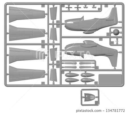 Plastic model Plastic model 134781772