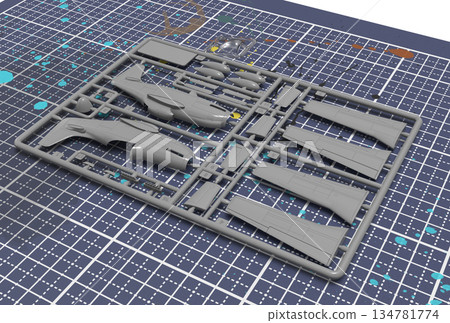 Plastic model Plastic model 134781774