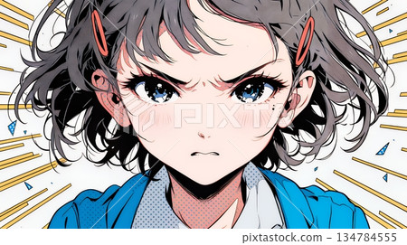 一名高中女生非常生氣，說：“別犯傻！” 134784555