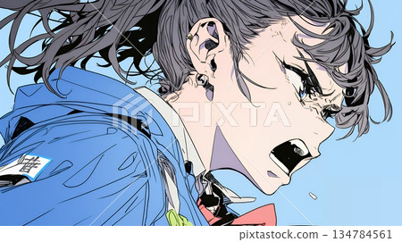 一名高中女生非常生氣，說：“別犯傻！” 134784561