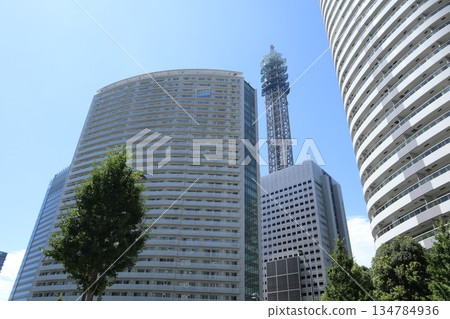 港區未來城市景觀 港區未來城市景觀 134784936