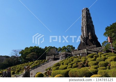 宮崎縣宮崎市的平和台公園 宮崎縣宮崎市的平和台公園 134785125