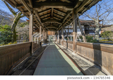 天龍寺(冬季)走廊 天龍寺(冬季)走廊 134785346