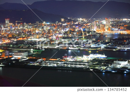 【香川縣】從屋島眺望高松夜景 【香川縣】從屋島眺望高松夜景 134785452