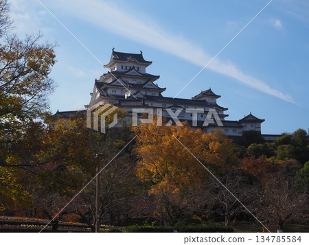 姬路城堡在秋天 姬路城堡在秋天 134785584