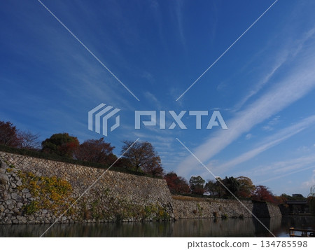 Himeji castle in autumn Himeji castle in autumn 134785598