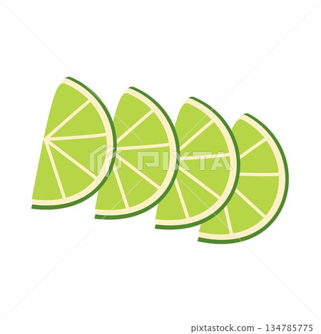 Lime Fruit Slice for Summer Drink Lime Fruit Slice for Summer Drink 134785775