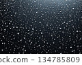Macro Water Droplets on Dark Background: Condensation Beads, Fresh Dew Texture, Glistening Reflections, Subtle Ripples and Moisture Effects for Refreshing Ads, Beverage Labels, Nature Wallpapers 134785809