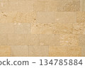 Natural Sandstone Block Wall Texture for Modern Architectural Construction. High quality photo 134785884