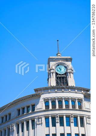 【東京】五月銀座四丁目街景 134786210