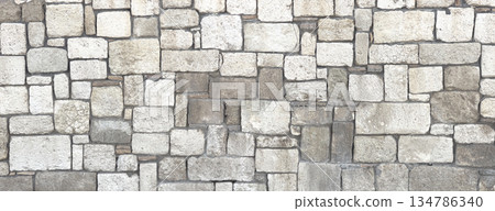 Old stone wall texture background with rough surface Old stone wall texture background with rough surface 134786340