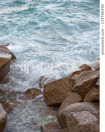 Stunning views of the wonderful islands of Seychelles 134786498