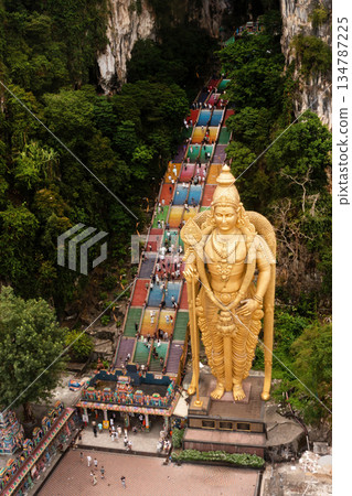 Batu Caves in Kuala Lumpur. Malaysia Batu Caves in Kuala Lumpur. Malaysia 134787225