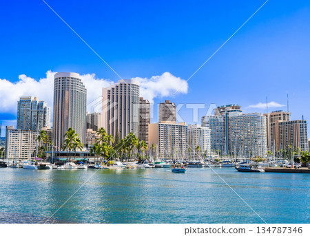 夏威夷阿拉威船港 夏威夷阿拉威船港 134787346
