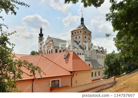 Beautiful Pardubice castle in Czech republic 134787607