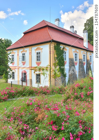 Little Ostrov castle in Czech republic 134787609