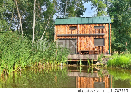 Little wooden cottage in Czech republic Little wooden cottage in Czech republic 134787785