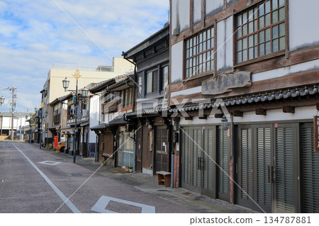 Retro townscape of Hirado Kannoura district 134787881