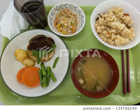 Japanese style hamburger steak Japanese style hamburger steak 134788249