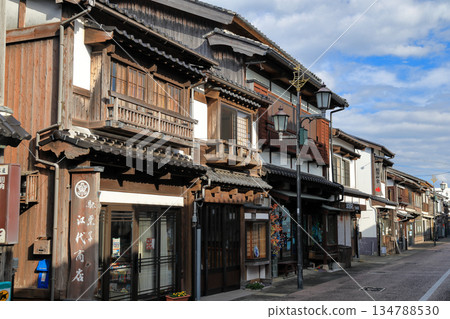 Retro townscape of Hirado Kannoura district 134788530