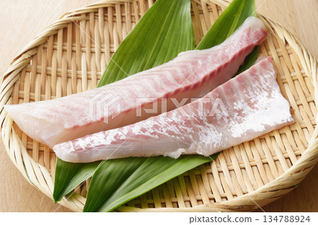Red sea bream sashimi-grade fence Red sea bream sashimi-grade fence 134788924