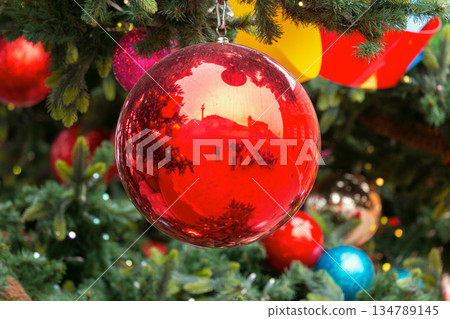 Christmas Ornament at Royal Palace in Warsaw, Poland 134789145