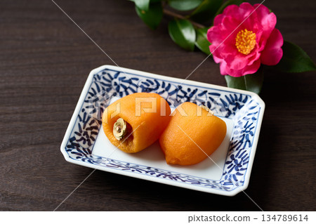 Fukushima Prefecture dried persimmons Fukushima Prefecture dried persimmons 134789614