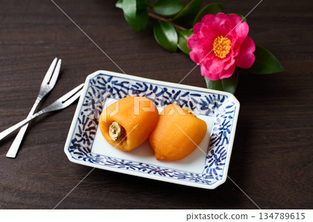 Fukushima Prefecture dried persimmons 134789615