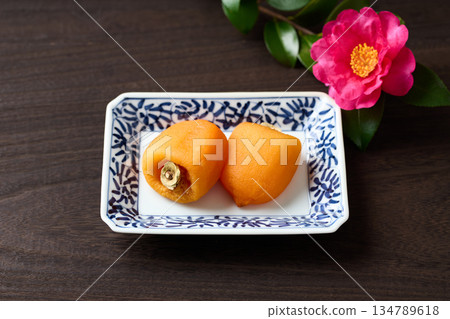 Fukushima Prefecture dried persimmons 134789618