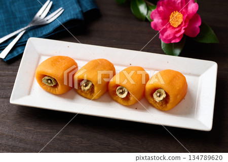 Fukushima Prefecture dried persimmons 134789620