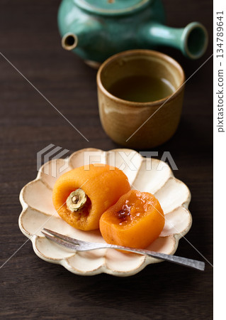 Fukushima Prefecture dried persimmons Fukushima Prefecture dried persimmons 134789641