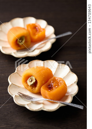 Fukushima Prefecture dried persimmons 134789643