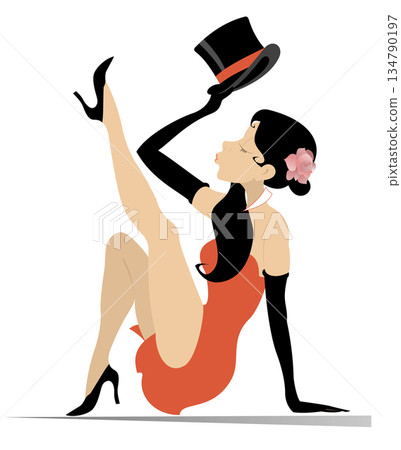 woman, vector, lady 134790197