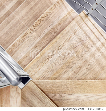 Wooden stair steps Wooden stair steps 134790842