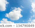 Blue sky background 134790849