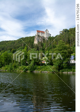 A Castle on a Hill, Prunn Castle, Bavaria, Germany A Castle on a Hill, Prunn Castle, Bavaria, Germany 134791296