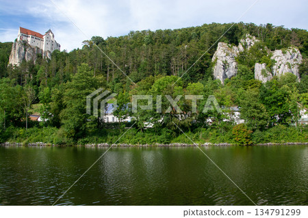 A Castle on a Hill, Prunn Castle, Bavaria, Germany A Castle on a Hill, Prunn Castle, Bavaria, Germany 134791299