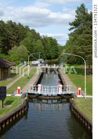 Diemitz Lock, Mecklenburg-Western Pomerania, Germany 134791523