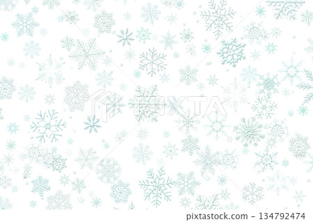 Winter.White blue cool snowflake backdrop.New Year, Christmas 134792474