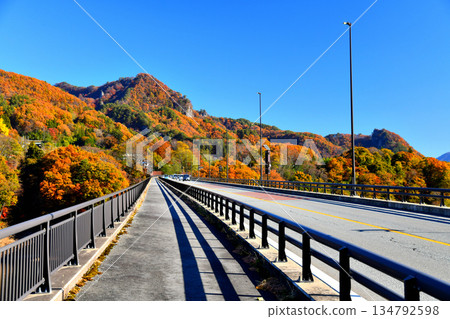 丸岩橋/八波吾妻湖，望向路邊車站（群馬縣長野原町）[2025年11月] 134792598