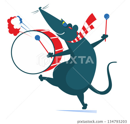 rat, mouse, vector 134793203