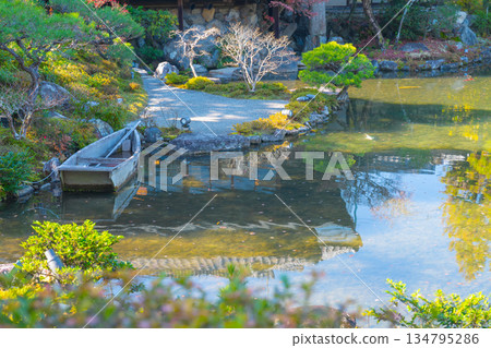 The garden of Tairyu Sanso in Kyoto 134795286