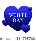 Valentine's Day Heart (Blue) 134795702