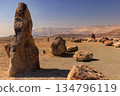 Ramon Crater desert landscape Israel 134796119